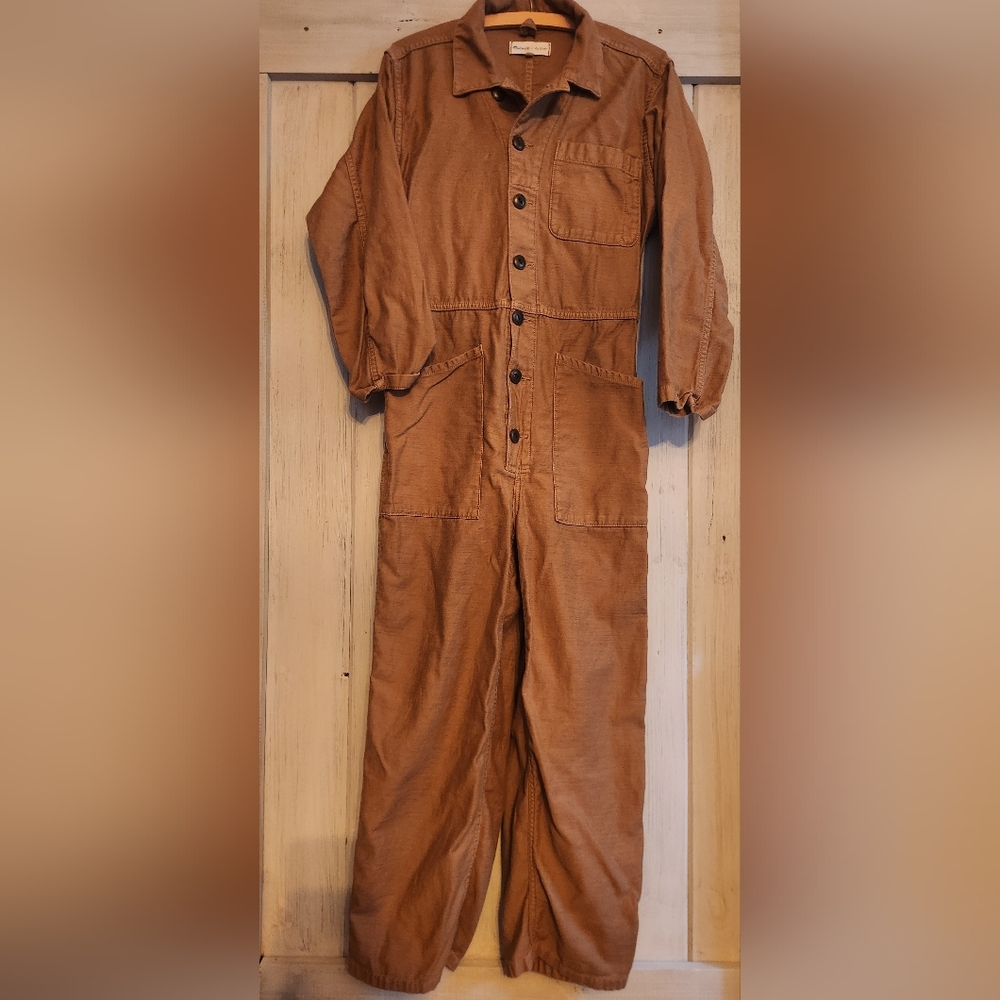 Madewell X As Ever Button-Front Coveralls Size 4